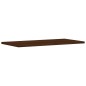 vidaXL Estantes pared 4 uds madera ingeniería marrón roble 60x30x1,5cm vidaXL Estantes pared 4 uds madera ingeniería marrón roble 60x30x1,5cm