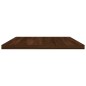 vidaXL Estantes pared 4 uds madera ingeniería marrón roble 60x30x1,5cm vidaXL Estantes pared 4 uds madera ingeniería marrón roble 60x30x1,5cm