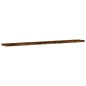 vidaXL Estantes pared 4 uds madera ingeniería roble humo 80x10x1,5 cm vidaXL Estantes pared 4 uds madera ingeniería roble humo 80x10x1,5 cm