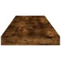 vidaXL Estantes pared 4 uds madera ingeniería roble humo 80x10x1,5 cm vidaXL Estantes pared 4 uds madera ingeniería roble humo 80x10x1,5 cm