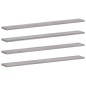 vidaXL Estantes pared 4 uds madera ingeniería gris Sonoma 80x10x1,5 cm vidaXL Estantes pared 4 uds madera ingeniería gris Sonoma 80x10x1,5 cm