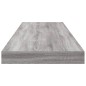 vidaXL Estantes pared 4 uds madera ingeniería gris Sonoma 80x10x1,5 cm vidaXL Estantes pared 4 uds madera ingeniería gris Sonoma 80x10x1,5 cm