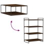 vidaXL Estantes pared 4 uds madera ingeniería marrón roble 80x50x1,5cm vidaXL Estantes pared 4 uds madera ingeniería marrón roble 80x50x1,5cm