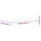vidaXL Estantes pared 4 uds madera ingeniería marrón roble 80x50x1,5cm vidaXL Estantes pared 4 uds madera ingeniería marrón roble 80x50x1,5cm