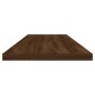 vidaXL Estantes pared 4 uds madera ingeniería marrón 100x20x1,5 cm vidaXL Estantes pared 4 uds madera ingeniería marrón 100x20x1,5 cm