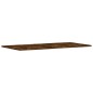 vidaXL Estantes pared 4 uds madera ingeniería roble humo 100x50x1,5 cm