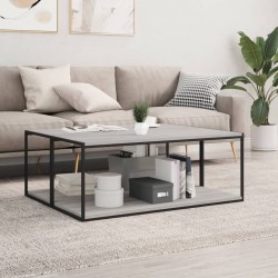vidaXL Estantes pared 4 uds madera ingeniería gris Sonoma 100x40x1,5cm