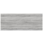 vidaXL Estantes pared 4 uds madera ingeniería gris Sonoma 100x40x1,5cm vidaXL Estantes pared 4 uds madera ingeniería gris Sonoma 100x40x1,5cm