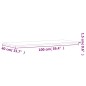 vidaXL Estantes pared 4 uds madera ingeniería gris Sonoma 100x40x1,5cm vidaXL Estantes pared 4 uds madera ingeniería gris Sonoma 100x40x1,5cm