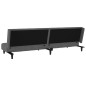 vidaXL Sofá cama de 2 plazas terciopelo gris oscuro vidaXL Sofá cama de 2 plazas terciopelo gris oscuro