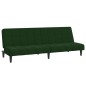 vidaXL Sofá cama de 2 plazas terciopelo verde oscuro vidaXL Sofá cama de 2 plazas terciopelo verde oscuro