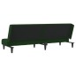 vidaXL Sofá cama de 2 plazas terciopelo verde oscuro vidaXL Sofá cama de 2 plazas terciopelo verde oscuro