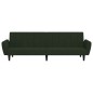 vidaXL Sofá cama de 2 plazas terciopelo verde oscuro vidaXL Sofá cama de 2 plazas terciopelo verde oscuro