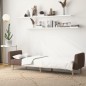 vidaXL Sofá cama de 2 plazas tela gris taupe vidaXL Sofá cama de 2 plazas tela gris taupe