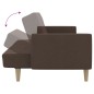 vidaXL Sofá cama de 2 plazas tela gris taupe vidaXL Sofá cama de 2 plazas tela gris taupe