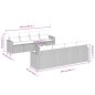 vidaXL Set de sofás de jardín 9 pzas con cojines ratán sintético beige vidaXL Set de sofás de jardín 9 pzas con cojines ratán sintético beige