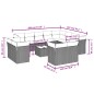 vidaXL Set sofás de jardín con cojines 13 pzas ratán sintético beige vidaXL Set sofás de jardín con cojines 13 pzas ratán sintético beige