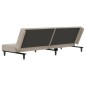 vidaXL Sofá cama de 2 plazas terciopelo gris claro vidaXL Sofá cama de 2 plazas terciopelo gris claro