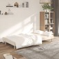 vidaXL Sofá cama de 2 plazas tela color crema vidaXL Sofá cama de 2 plazas tela color crema