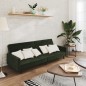 vidaXL Sofá cama de 2 plazas terciopelo verde oscuro vidaXL Sofá cama de 2 plazas terciopelo verde oscuro