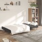 vidaXL Sofá cama de 2 plazas tela gris oscuro vidaXL Sofá cama de 2 plazas tela gris oscuro