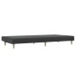 vidaXL Sofá cama de 2 plazas tela gris oscuro vidaXL Sofá cama de 2 plazas tela gris oscuro