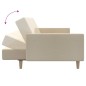 vidaXL Sofá cama de 2 plazas tela color crema vidaXL Sofá cama de 2 plazas tela color crema