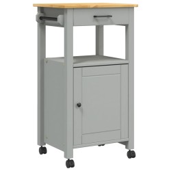 vidaXL Carrito de cocina MONZA madera maciza de pino 48x40x90 cm