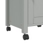vidaXL Carrito de cocina MONZA madera maciza de pino 48x40x90 cm