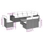 vidaXL Set de sofás de jardín 9 pzas con cojines ratán sintético beige vidaXL Set de sofás de jardín 9 pzas con cojines ratán sintético beige
