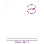vidaXL Lámina de ventana esmerilada PVC blanco transparente 90x1000 cm vidaXL Lámina de ventana esmerilada PVC blanco transparente 90x1000 cm