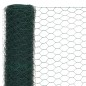 vidaXL Alambrada de gallinero acero revestimiento PVC verde 25x1,5 m vidaXL Alambrada de gallinero acero revestimiento PVC verde 25x1,5 m