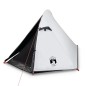 vidaXL Tienda de campaña 2 personas tafetán 185T blanco 267x154x117 cm vidaXL Tienda de campaña 2 personas tafetán 185T blanco 267x154x117 cm