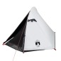 vidaXL Tienda de campaña 2 personas tafetán 185T blanco 267x154x117 cm vidaXL Tienda de campaña 2 personas tafetán 185T blanco 267x154x117 cm