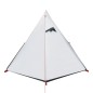 vidaXL Tienda de campaña 2 personas tafetán 185T blanco 267x154x117 cm vidaXL Tienda de campaña 2 personas tafetán 185T blanco 267x154x117 cm