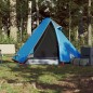 vidaXL Tienda de campaña 2 personas tafetán 185T azul 267x154x117 cm