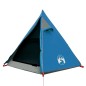 vidaXL Tienda de campaña 2 personas tafetán 185T azul 267x154x117 cm