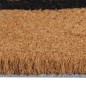 vidaXL Felpudo de fibra de coco copetuda 45x75 cm vidaXL Felpudo de fibra de coco copetuda 45x75 cm