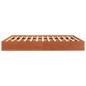 vidaXL Estructura de cama madera maciza pino marrón cera 160x200 cm