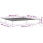 vidaXL Estructura de cama madera maciza pino marrón cera 120x200 cm vidaXL Estructura de cama madera maciza pino marrón cera 120x200 cm
