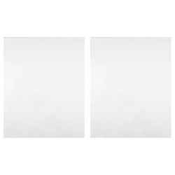 vidaXL Láminas espejo para ventana autoadhesivas 2 uds 60x100 cm PET