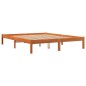 vidaXL Estructura de cama madera maciza pino marrón cera 160x200 cm vidaXL Estructura de cama madera maciza pino marrón cera 160x200 cm