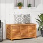 vidaXL Caja de almacenaje de jardín madera maciza acacia 113x50x56 cm vidaXL Caja de almacenaje de jardín madera maciza acacia 113x50x56 cm