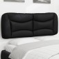 vidaXL Cabecero de cama acolchado cuero sintético negro 120 cm vidaXL Cabecero de cama acolchado cuero sintético negro 120 cm