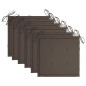 vidaXL Sillas de jardín apilables 6 uds madera de teca con cojines vidaXL Sillas de jardín apilables 6 uds madera de teca con cojines