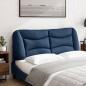 vidaXL Cabecero de cama acolchado tela azul 140 cm vidaXL Cabecero de cama acolchado tela azul 140 cm