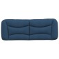 vidaXL Cabecero de cama acolchado tela azul 140 cm vidaXL Cabecero de cama acolchado tela azul 140 cm