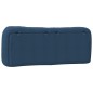 vidaXL Cabecero de cama acolchado tela azul 140 cm vidaXL Cabecero de cama acolchado tela azul 140 cm