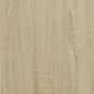 vidaXL Mesas auxiliares apilables 3 uds madera ingeniería roble Sonoma