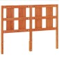 vidaXL Cabecero de cama madera maciza de pino marrón cera 135 cm vidaXL Cabecero de cama madera maciza de pino marrón cera 135 cm